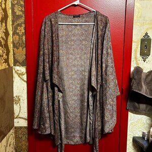 Maca Layered Wrap Robe